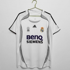 2006/07 Retro Version Real Madrid Home White Thailand Soccer Jersey AAA-710/811/601