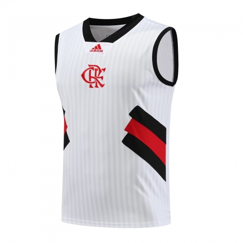 2023/24 CR Flamengo White Thailand Soccer Training Vest-418