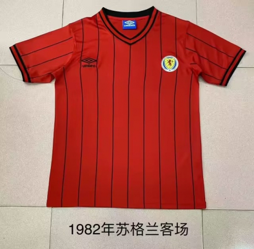 Retro Version Scotland Red Thailand Soccer Jersey AAA-709