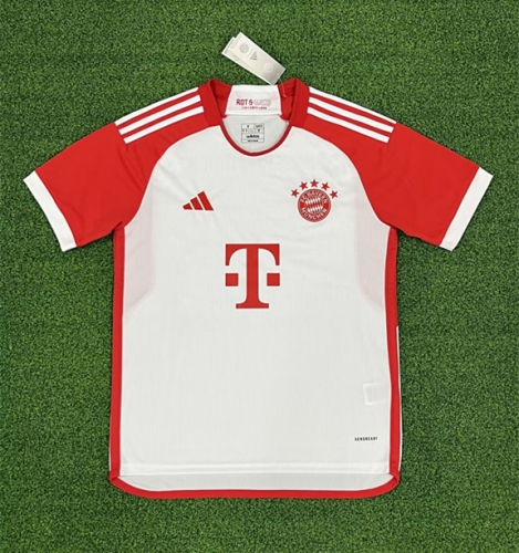 2023/24 Bayern München Home White & Red Thailand Soccer Jersey AAA-705/416/320
