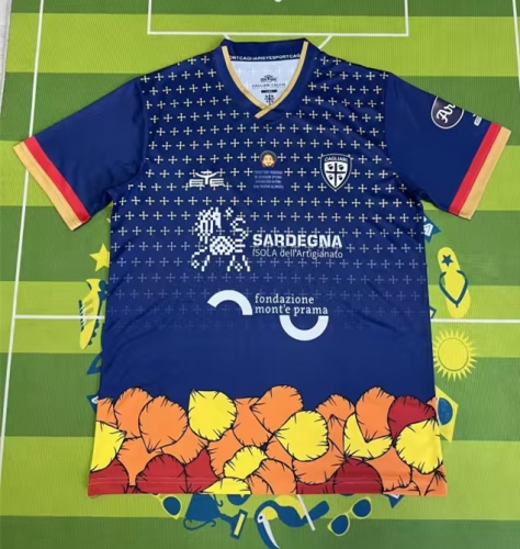 2023/24 Special Cagliari Calcio Blue Thailand Soccer Jersey AAA-522