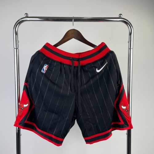 Chicago Bull Black NBA Shorts-311