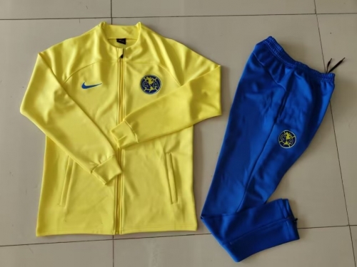 2023/24 Club América Yellow Soccer Jacket Uniform-GDP