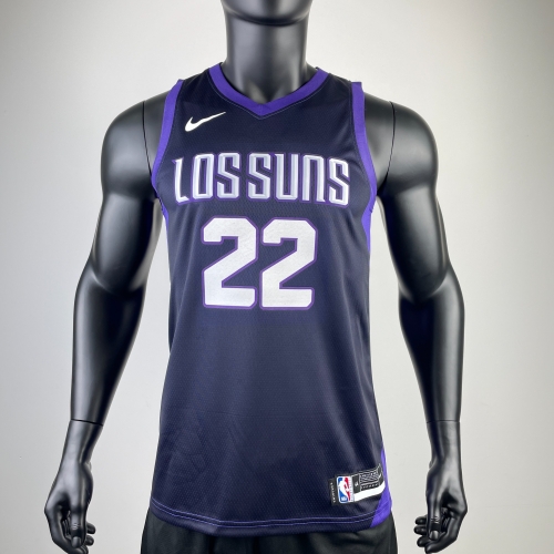 18 Season Phoenix Suns NBA Purple #22 Jersey-311