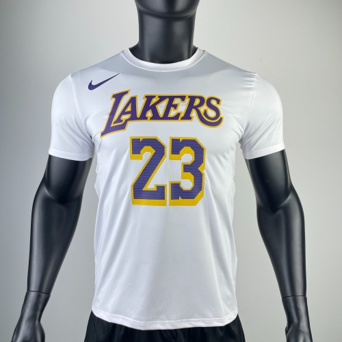 2022/23 NBA Los Angeles Lakers #23 White Quick Dry Shirts-311
