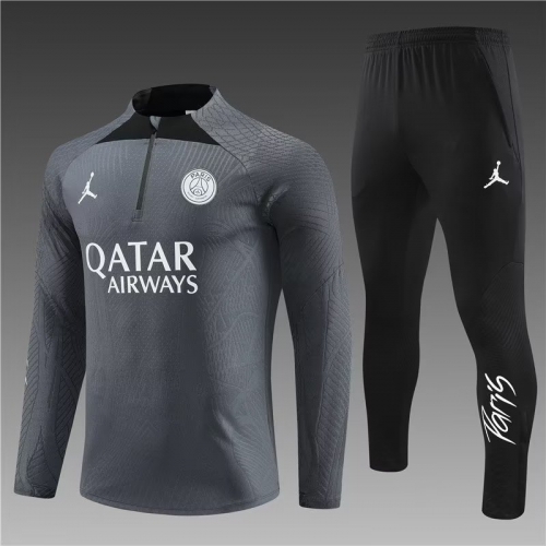 Player Version 2023/24 Paris SG Dark Gray Thailand Soccer Uniform-801