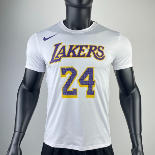 2022/23 NBA Los Angeles Lakers #24 White Quick Dry Shirts-311