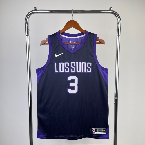 18 Season Phoenix Suns NBA Purple #3 Jersey-311