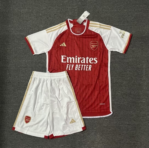 2023/24 Arsenal Home Red Soccer Uniform-302/36