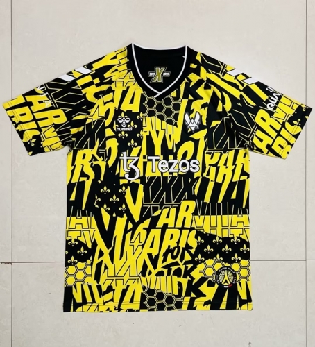 2023/24 Special VersiOn Paris SG Yellow Soccer Thailand jersey AAA-313