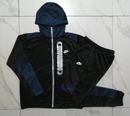 2023/24 Nike Black Jacket Uniform /Hoddies With Hat -815