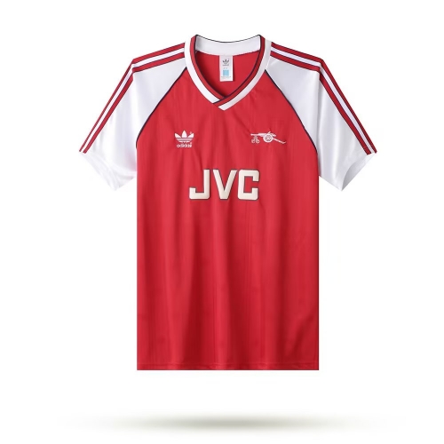 1989-91 Retro Version Arsenal Home Red Thailand Soccer Jersey AAA-2011/811