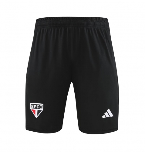 2023/24 São Paulo FC Black Training Thailand Soccer Shorts-418