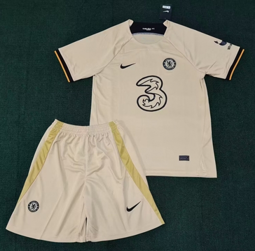 2023-24 Chelsea 2nd Away Yellow Soccer Uniform-SKE