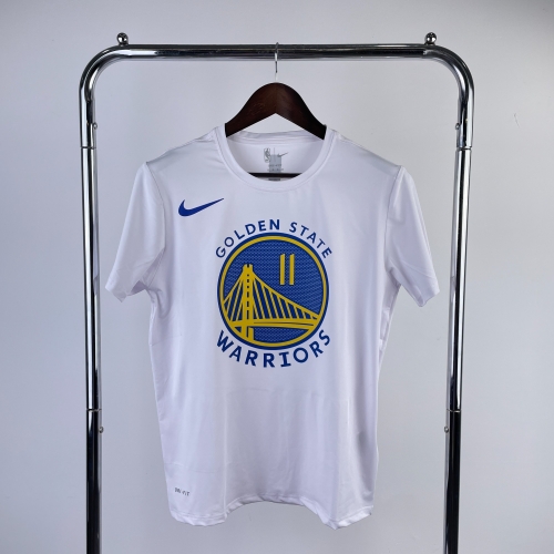 Quick-Dry 2023 Season NBA Golden State Warriors White #30 T-Shirts-311