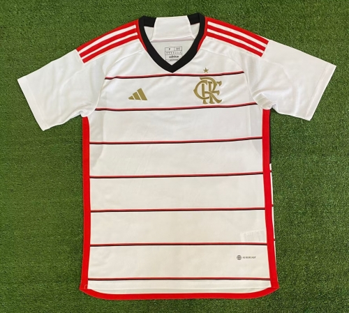 2023/24 CR Flamengo Away White Thailand Soccer Jersey AAA-908/416