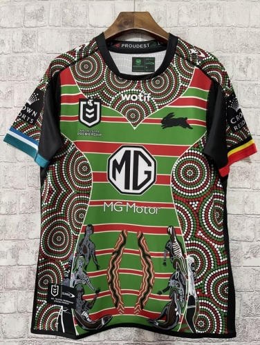 2023 South Sydney Rabbitohs Brown Thailand Rugby Shirts-805