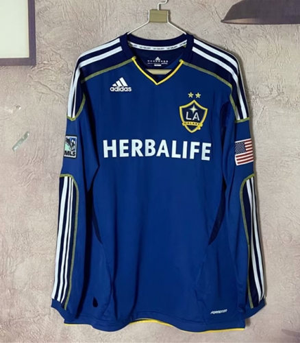 11-12 Retro Version Los Angeles Galaxy Blue LS Thailand Soccer Jersey AAA-601