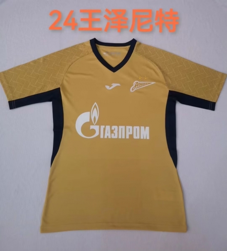 2023/24 Zenit Saint Petersburg Dark Yellow Thailand Soccer Jersey AAA-709