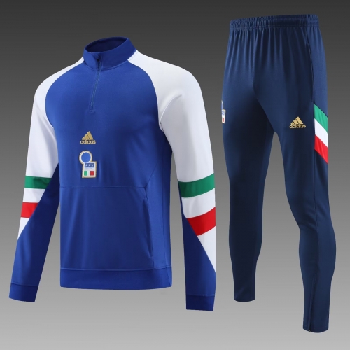 2023/24  Italy Cai Blue Soccer Tracksuit Uniform-PO/815