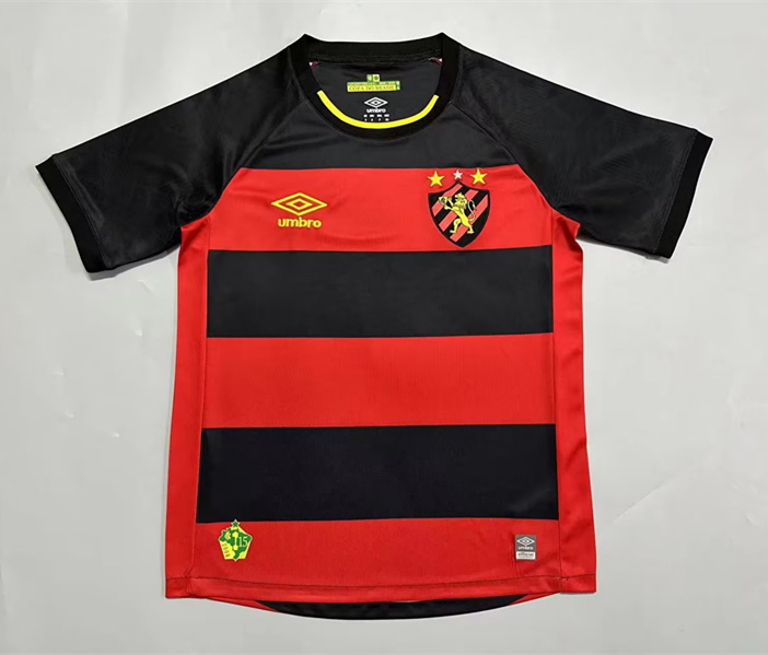 2023/24 Sport Recife Home Red & Black Thailand Soccer Jersey-908