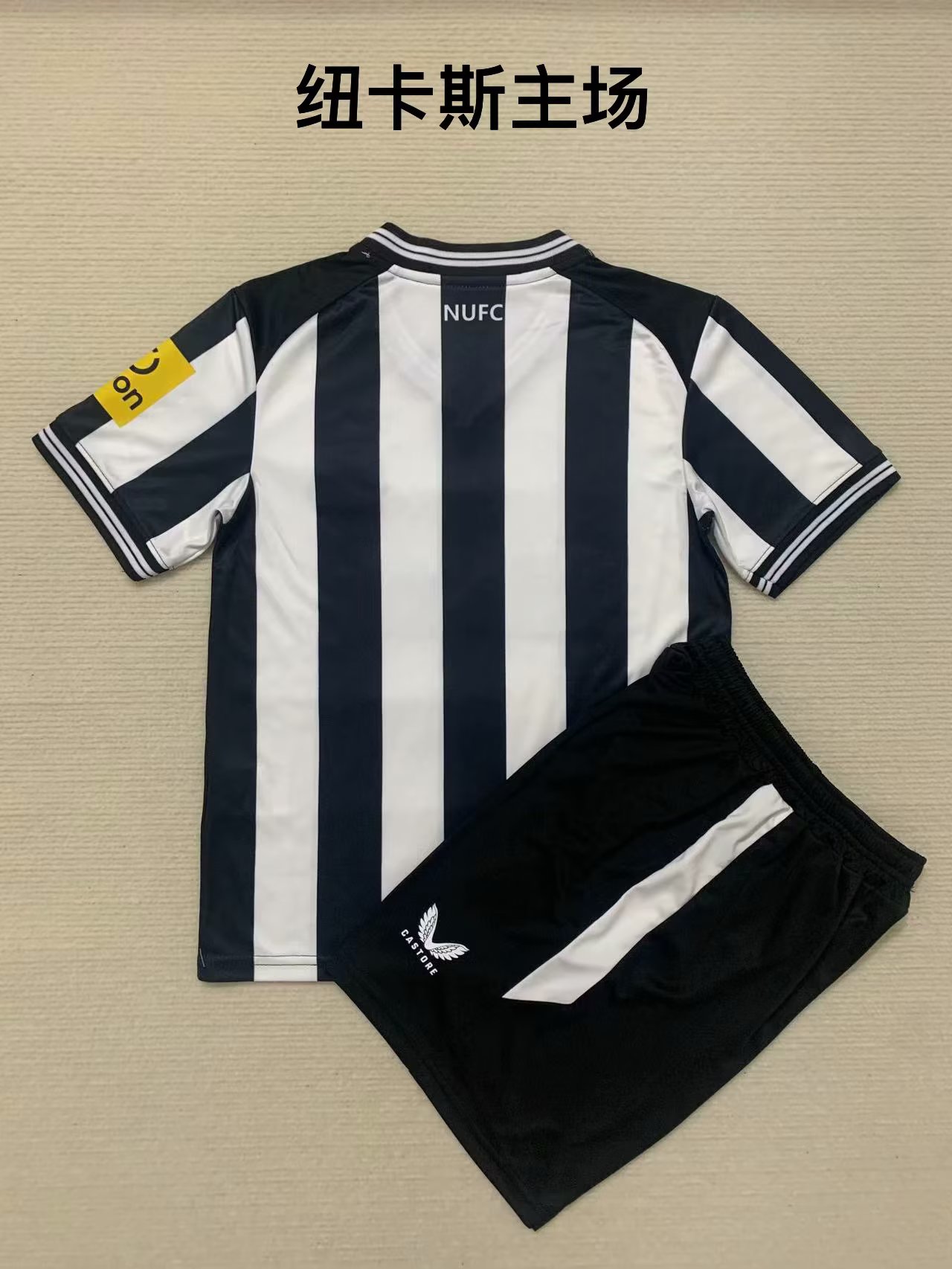2022/23 Newcastle United Home Black & White Soccer Uniform208