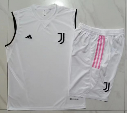 2023/24 Juventus White Shorts-Sleeve Thailand Soccer Uniform-815