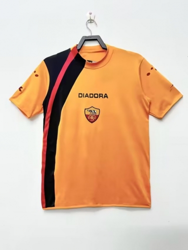 05-06 Retro Version AS Roma Red & Yellow Thailand Soccer Jersey AAA-313/811