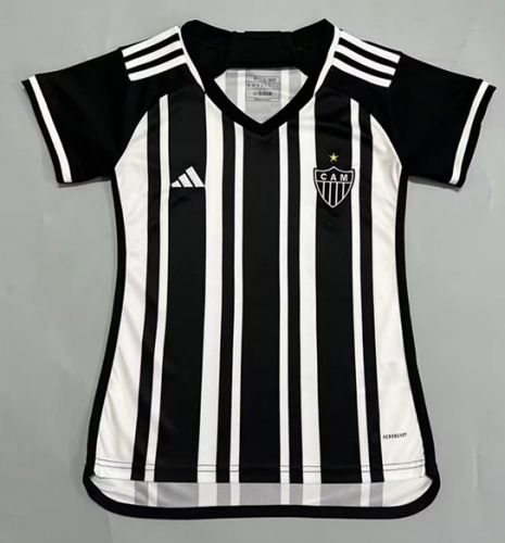 2023/24 Atlético Mineiro Home Black & White Female Soccer Jersey AAA-PF/908