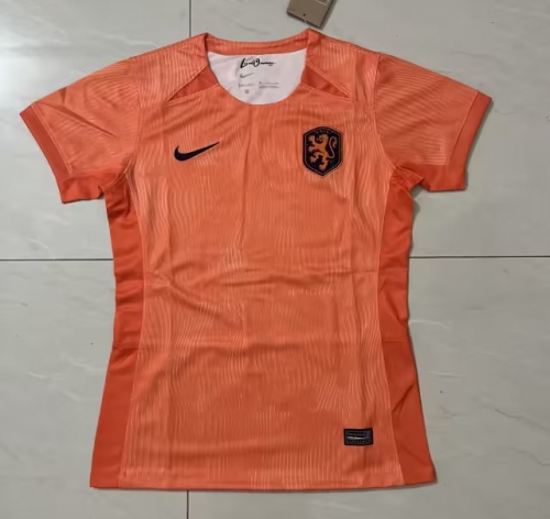 2023/24 Netherlan Home Orange Thailand Women Soccer Jersey AAA-416/SH