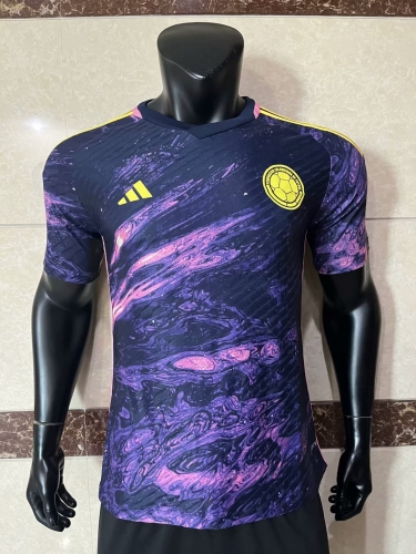 Player Version 2023/24 Colombia Purple & Pink Thailand Soccer Jersey-308