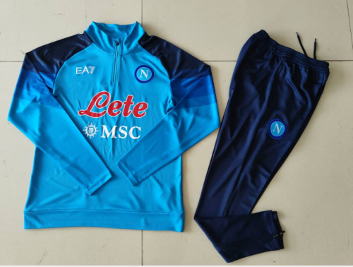 2022/23 SSC Napoli Blue Kids/Youth Soccer Tracksuit-GDP