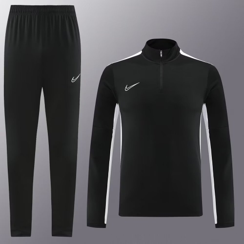 #NB05 2023/24 Nike Black Soccer Tracksuit Uniform-LH