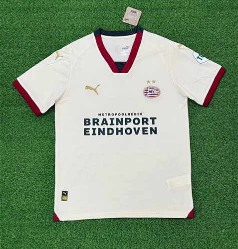 2023/24 PSV Eindhoven Away White Soccer Jerseys-711/416/320