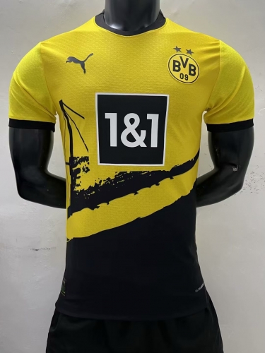 Player Version 2023/24 Borussia Dortmund Home Yellow Thailand Soccer Jersey-703/308/MY