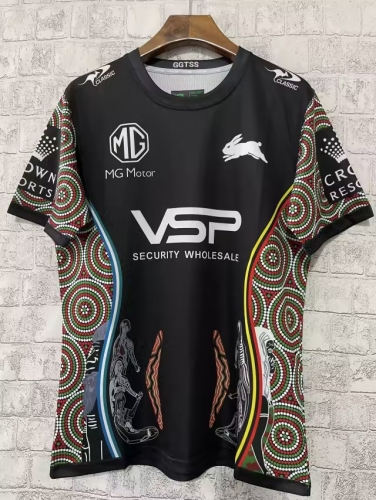 2023 South Sydney Rabbitohs Red & Brown Thailand Rugby Shirts-805