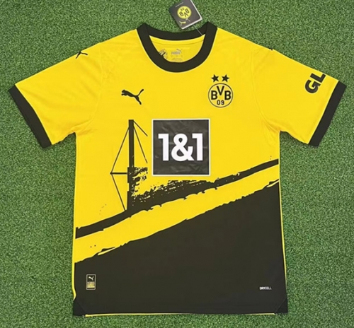 2023/24 Borussia Dortmund Home Yellow Thailand Soccer Jersey-705/416/320