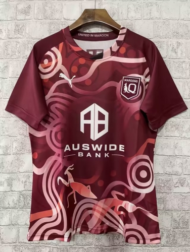 2023 Moroons Maroon Thailand Rugby Jersey-805