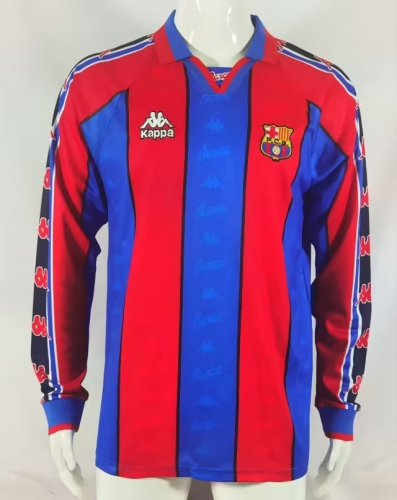 94 Retro Version Barcelona Red & Blue Thailand LS Soccer Jersey AAA-519/503