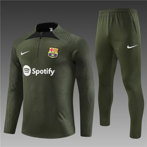 2023/24 Barcelona Green Thailand Tracksuit Uniform-801/815