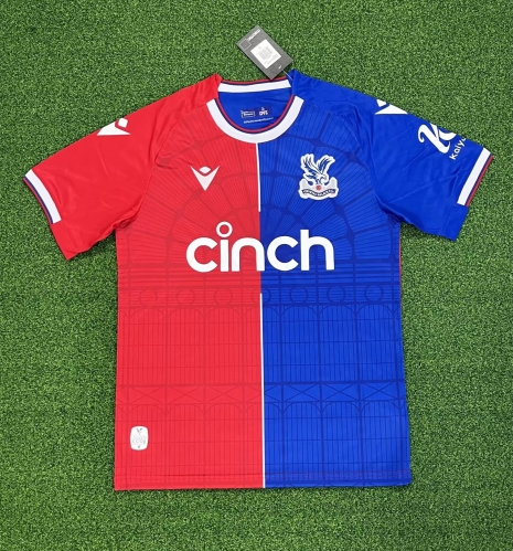 2023/24 Crystal Palace Home Red & Blue Thailand Soccer Jersey AAA-320/416/709