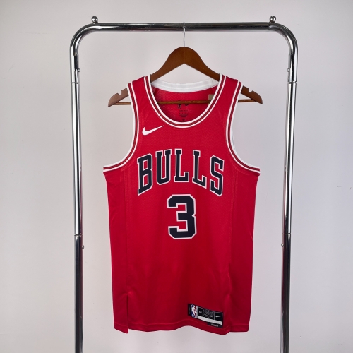 2023 Season Chicago Bull NBA Red #3 Jersey-311