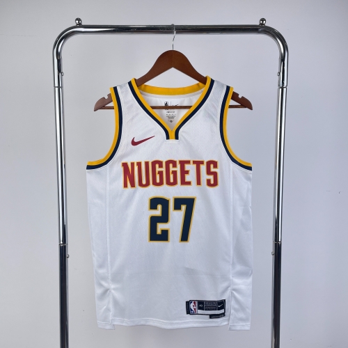 2023 Season NBA Denver Nuggets White #27 Jersey-311