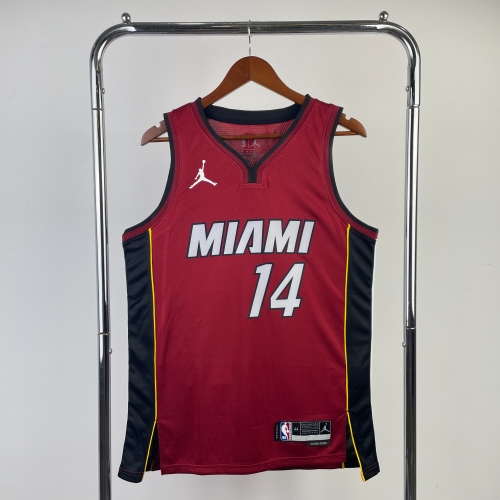 2023 Season Feiren Limited Version Miami Heat NBA Red #14 Jersey-311