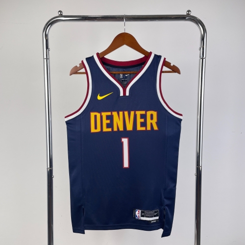 2023 Season NBA Denver Nuggets Blue #1 Jersey-311