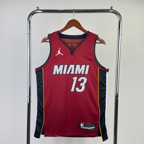 2023 Season Feiren Limited Version Miami Heat NBA Red #13 Jersey-311