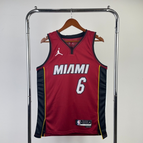 2023 Season Feiren Limited Version Miami Heat NBA Red  #6 Jersey-311