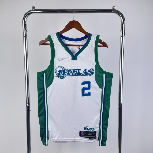 75th City Version Dallas Mavericks NBA White #2 Jersey-311