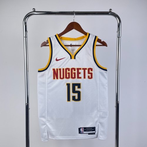 2023 Season NBA Denver Nuggets White #15 Jersey-311