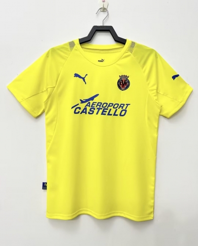 05-06 Retro Version Villarreal CF Yellow Turndown Soccer Jersey AAA-311/410
